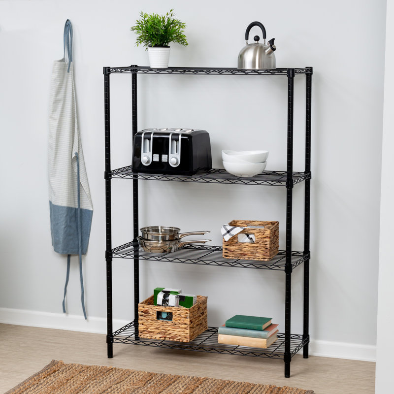 Wayfair Basics 54"H x 36"W 4 Shelf Shelving Unit & Reviews Wayfair